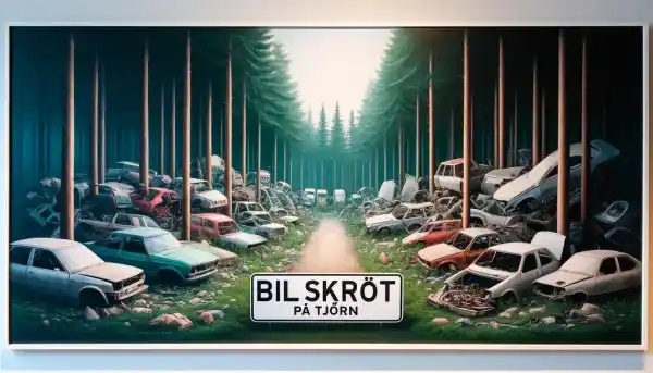 Skrotbil på Tjörn hämtas efter att rätt bilskrot valts via omdömen