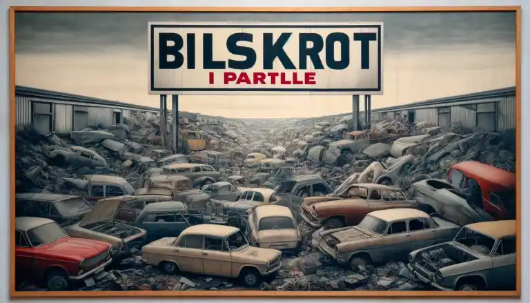 Skrotbil i Partille hämtas och återvinns som slutdestination för gamla bilar
